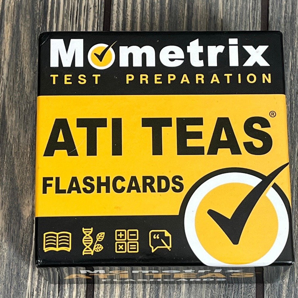 Mometrix ATI TEAS Flashcards Student Yellow Black Study Guide Test Prep
